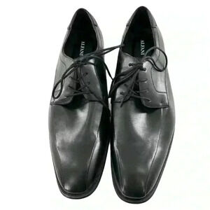 New Alfani mens Oxford size 13 black faux leather vegan